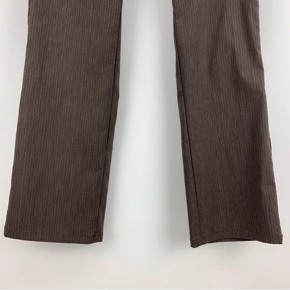Point Zero Nicole Benisti Brown Pinstriped Slim Fit Straight Leg Pants, 11 - Picture 6 of 13